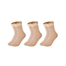 3 Pares de Meia Térmica Feminina Aveludada - Loja Menina Maluca