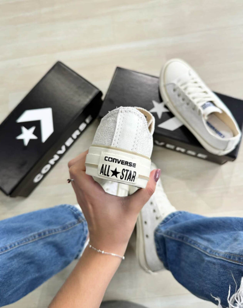 Tênis All Star Branco Pérola com Brilho