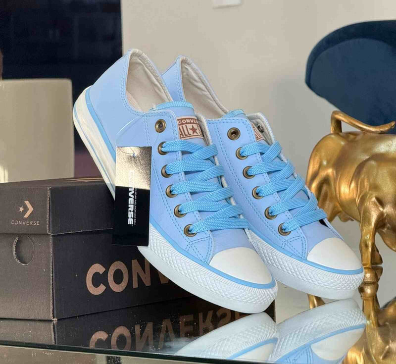 Tênis All Star Azul Bebê Courino Premium