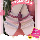 Sandália Rasteirinha 3 Tiras - Super PROMOÇÃO - Loja Menina Maluca