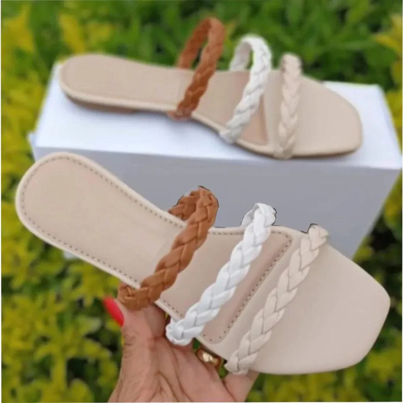 Sandália Rasteirinha 3 Tiras - Super PROMOÇÃO - Loja Menina Maluca