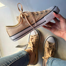 Tênis All Star Amêndoa Brilho Feminino Premium - Loja Menina Maluca