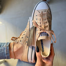 Tênis All Star Amêndoa Brilho Feminino Premium - Loja Menina Maluca