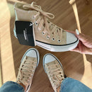 Tênis All Star Cano Alto Amêndoa Brilho Feminino Premium - Loja Menina Maluca