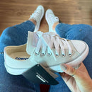 Tênis All Star Courino Cinza e Lilás Feminino Premium - Loja Menina Maluca