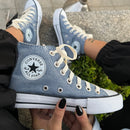 Tênis All Star Jeans Cano Alto Chuck Taylor Premium - Loja Menina Maluca