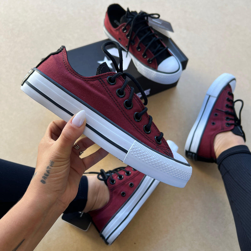 Tênis All Star Murk Bordo Premium - Loja Menina Maluca