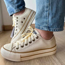 Tênis All Star Plataforma Areia Premium - Loja Menina Maluca