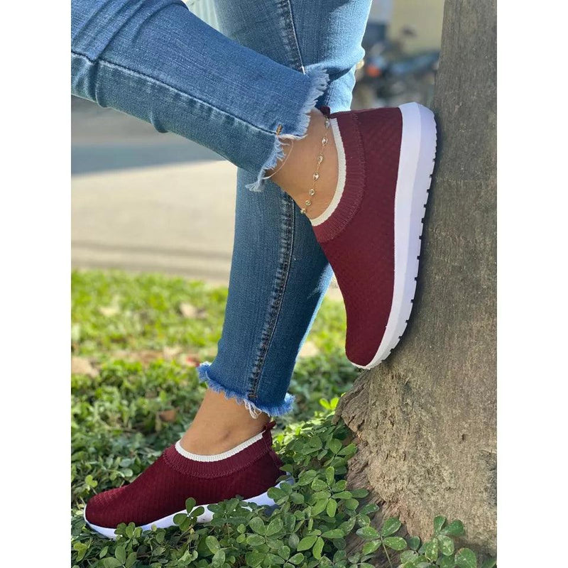 Tênis meia Confortável Sem Cadarço - Loja Menina Maluca