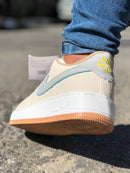Tênis Nike Air Force 1 Croco Nude Azul Premium - Loja Menina Maluca