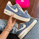 Tênis Nike Air Force 1 Jeans Azul Feminino Premium - Loja Menina Maluca