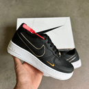 Tênis Nike Air Force 1 Preto Dourado Premium - Loja Menina Maluca
