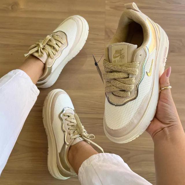 Tênis Nike Air Force Brilho Feminino Premium - Loja Menina Maluca