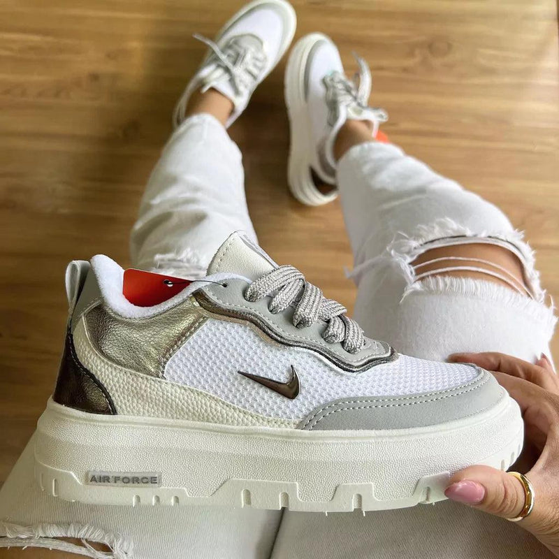 Tênis Nike Air Force Brilho Feminino Premium - Loja Menina Maluca