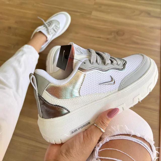 Tênis Nike Air Force Brilho Feminino Premium - Loja Menina Maluca