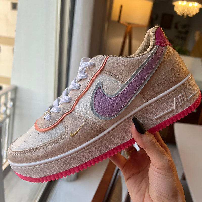 Tênis Nike Air Force Colorido Feminino Premium - Loja Menina Maluca
