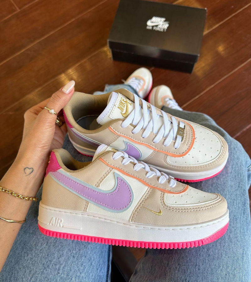 Tênis Nike Air Force Colorido Feminino Premium - Loja Menina Maluca