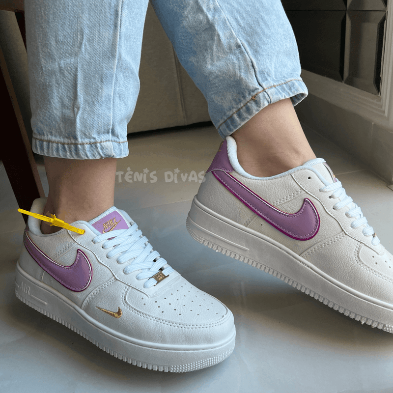 Tênis Nike Air Force Lilás Feminino Premium - Loja Menina Maluca
