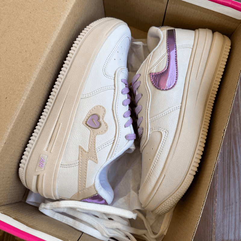 Tênis Nike Air Force Love Lilás Premium - Loja Menina Maluca
