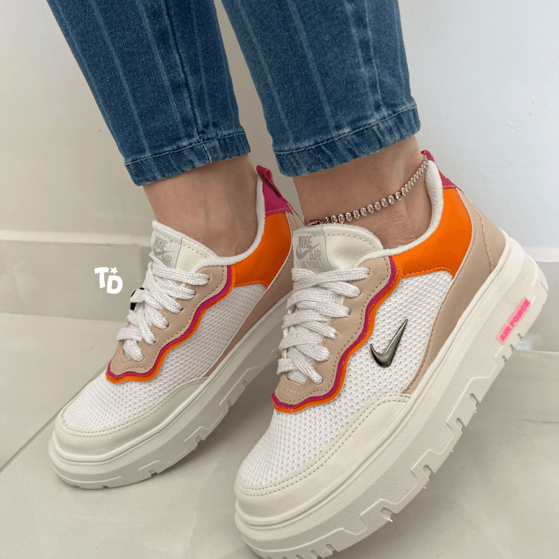 Tênis Nike Air Force Pink Páprica Feminino Premium - Loja Menina Maluca