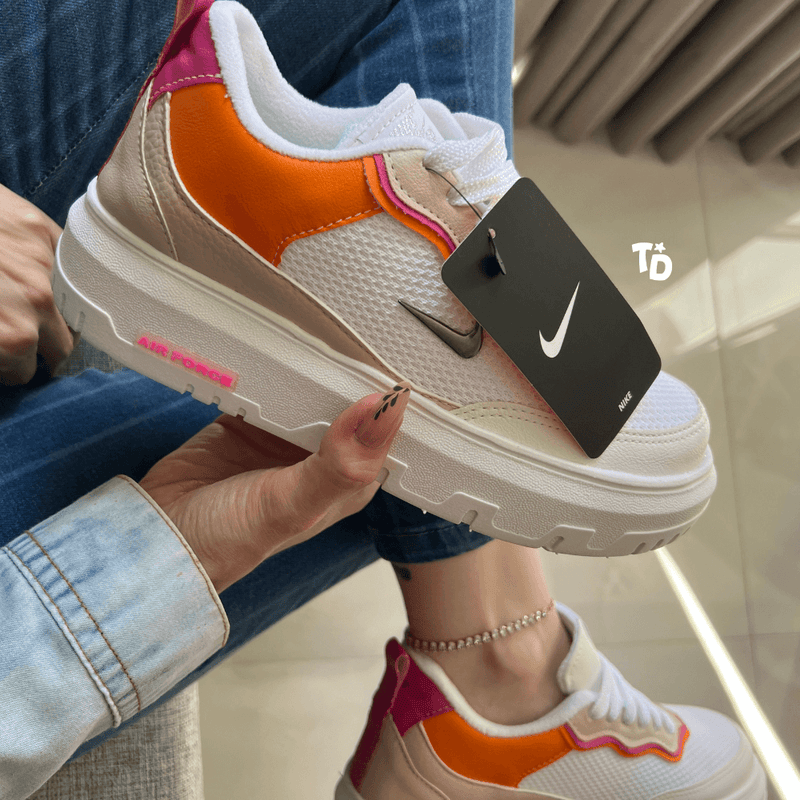Tênis Nike Air Force Pink Páprica Feminino Premium - Loja Menina Maluca