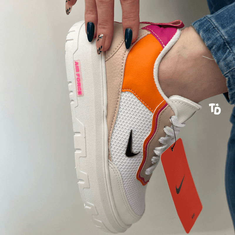 Tênis Nike Air Force Pink Páprica Feminino Premium - Loja Menina Maluca