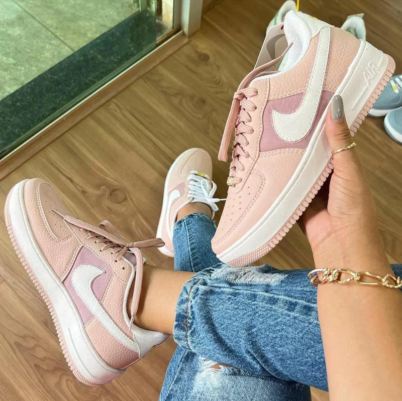 Tênis Nike Air Force Rosa Feminino Premium - Loja Menina Maluca