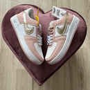 Tênis Nike Air Force Rosa Ouro Premium - Loja Menina Maluca
