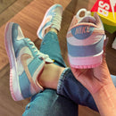 Tênis Nike Dunk Azul e Rosa Bebê Premium - Loja Menina Maluca