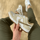 Tênis Nike Dunk Branco Dourado Premium - Loja Menina Maluca