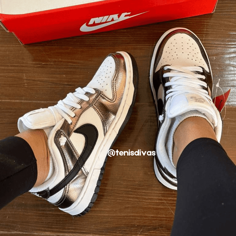 Tênis Nike Dunk Branco Onix Premium - Loja Menina Maluca