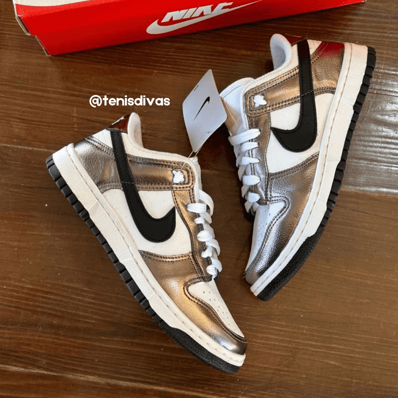 Tênis Nike Dunk Branco Onix Premium - Loja Menina Maluca