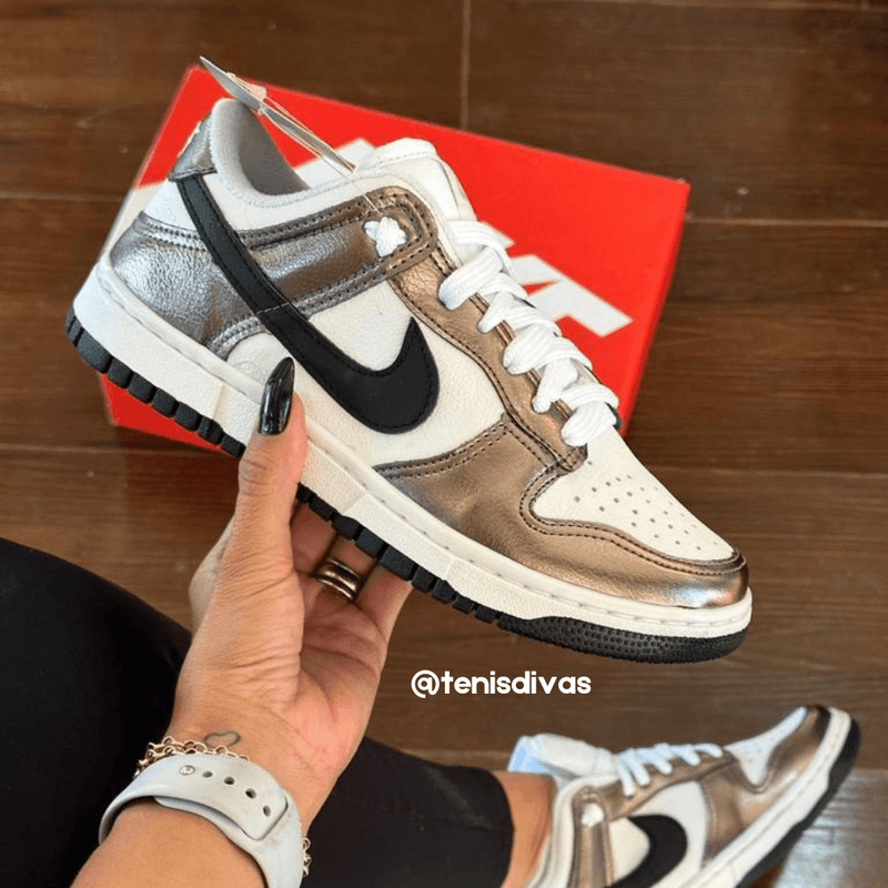 Tênis Nike Dunk Branco Onix Premium - Loja Menina Maluca