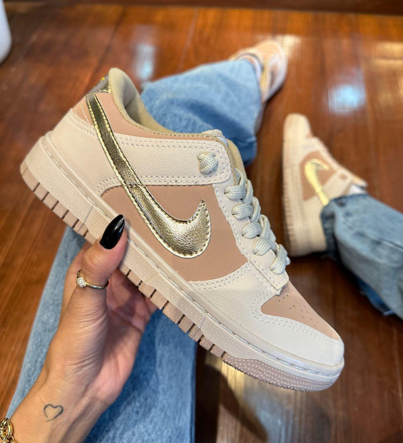 Tênis Nike Dunk Creme Rose Premium - Loja Menina Maluca