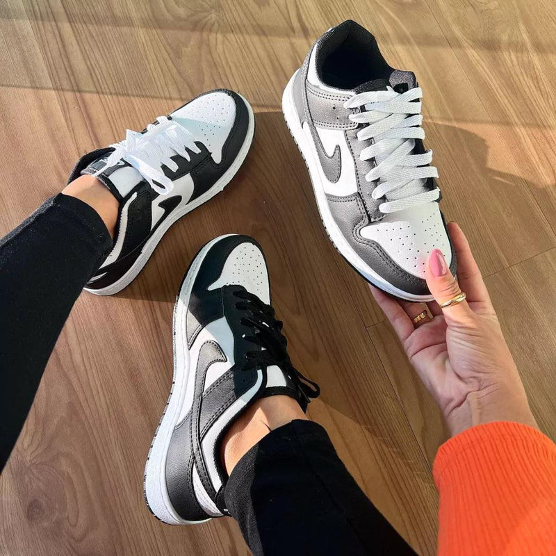 Tênis Nike Dunk Preto e Branco Feminino e Masculino Premium - Loja Menina Maluca