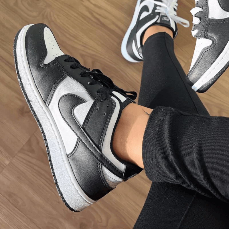 Tênis Nike Dunk Preto e Branco Feminino e Masculino Premium - Loja Menina Maluca