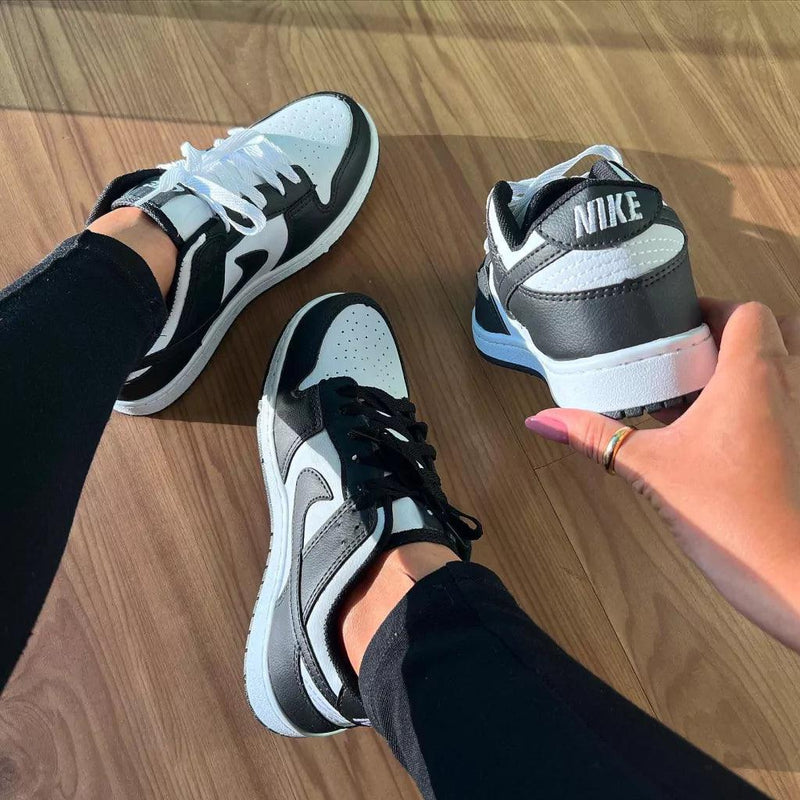 Tênis Nike Dunk Preto e Branco Feminino e Masculino Premium - Loja Menina Maluca