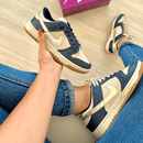 Tênis Nike Dunk SB Azul Dourado Premium - Loja Menina Maluca
